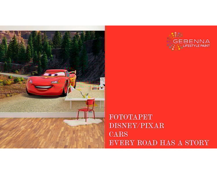 Fototapet Disney og Pixar Cars Every road has a story